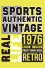 Sports Authentic Vintage: Sports Motivation with colorful design Journal