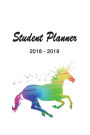 Student Planner 2018 - 2019: Rainbow and Unicorn Journal, Notebook, and Diary for Girls. Back to School Supplies Homework Journal Notepad: 6 x 9 Wide Lined 108 Pages (Journals to Write In)