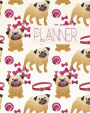 Planner: Academic Planner/At A Glance Planner/Best Daily Planner/Action Day Planner/Pugs