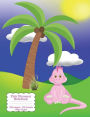 Dinosaur Notebook: Adorable Dinosaur Scene Composition Notebook, Wide Ruled Lines, 7.44 x 9.69, 200 pages / 100 sheets