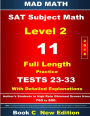 2018 SAT Subject Math Level 2 Book C Tests 23-33