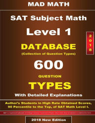 Title: 2018 SAT Subject Math Level I Database, Author: John Su