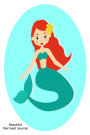 Beautiful Mermaid Journal: Mermaid Lover Writing Novelty Gift Notebook For Girls