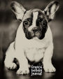 French Bulldog Journal: 8 x 10 inch dog notebook, college ruled, dog composition book, 200 pages