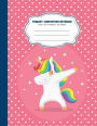 Primary Composition Notebook: Unicorn Gifts for Girls Kindergarten Writing Notebook K-2 Handwriting Kids Journal Education School Teacher Supplies 8.5x11 Inches 110 Pages