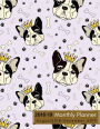 August 2018 - December 2019, 2018-19 Monthly Planner: 17-Months Planner, Dogs Monthly Planner 2018-2019 8.5 x 11, Monthly Planner, Large 8.5 x 11