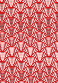 Title: Japanese Kanji Practice Paper Notebook: 130 sheets, Asian Calligraphy, Red Geometric Artwork, Author: Morongo Publishing