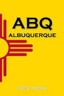 Albuquerque: 120-page Blank Setchbook Zia State Flag Southwest Great Gift for Illustrators and Artists