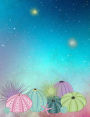 Sea Urchin Ocean Undersea Composition Notebook: Wide Ruled, 7.44 X 9.69, 75 sheets, 150 lined pages