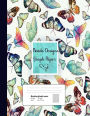 Beads Designs Graph Paper: Graph Paper for Bead Pattern ,Jewelry Pattern Designs Your Favorite/ Loomed Bead Projects/Butterfly Cover, 8.5
