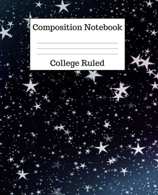 Composition Notebook College Ruled 100 Pages 7.5 x 9.25 Inches