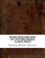 Hume (English Men of Letters Series): large print