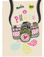 Make me a photo: Favorite thing hipster cover (8.5 x 11) inches 110 pages, Blank Unlined Paper for Sketching, Drawing , Whiting , Journaling & Doodling