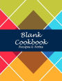 Blank Cookbook Recipes & Notes: Classic Design, 8.5
