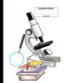 Composition Notebook: Primary Journal Composition Notebook 7.44 x 9.69 -Handwriting Ruled Practice Paper - Kindergarten to Grade 3 Exercise Book - Half Blank Half Lined With Picture Space - Christmas, Birthday or Back to School Present - Science Lab