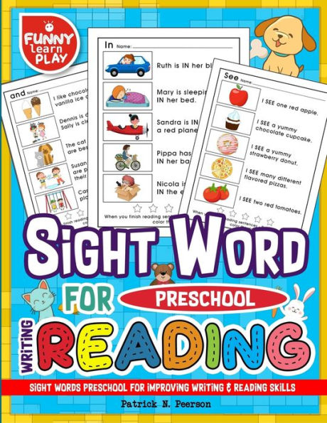 Sight Words Preschool for Improving Writing & Reading Skills: Sight Word Books for pre-k Along With Cleaning Pen & Flash Cards