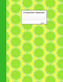 Lime Composition Notebook: Graph Paper Journal to write in for school, take notes about fruits and vegetables, for boys and girls, students, healthy eating teachers, homeschool, green yellow citrus Cover