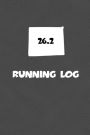 Running Log: Blank Lined Journal for anyone that loves Wyoming, running, marathons!