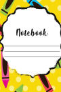 Notebook: Blank Japanese Hand Writing Practice Journal - Kanji And Katakana Notebook - With a Stunning Glossy, Crayons Designer Cover