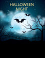 Halloween Night: Sketchbook Halloween Night black color 8.5