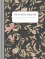 Composition Notebook: Ginkgo Botanical Asian Floral Japanese Art Elegant Flower Graphic Women Girls Student Composition Notebook Journal, 100 Pages 7.44 x 9.69