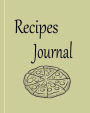 Recipes Journal: Pizza Journal Blank Cookbook Kitchen Journal Book Ruled 8 x 10 Inch 100 Page