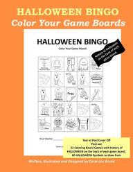 Title: Halloween Bingo: Color Your Own Game Boards, Author: Carol Lee Brunk