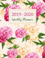 2019-2020 Weekly Planner: Daily Weekly Monthly Calendar Planner 24 Months Jan 2019 - Dec 2020 For Academic Agenda Schedule Organizer Logbook and Journal Notebook Planners with To To List Pink Yellow Flowers Watercolor Cover