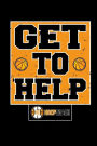 Get To Help Hoop Coach: Blank Lined Notebook Journal 6x9 - Basketball Coach Gift
