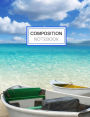 Composition Notebook: Blank Lined Notebook for School/Homework College Ruled Ocean Tropical