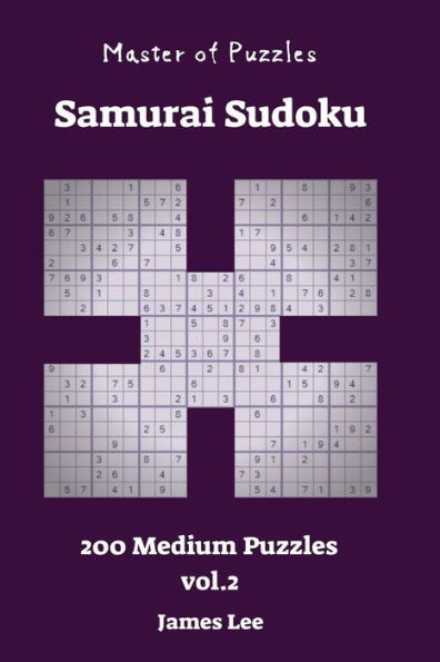 Master of Puzzles - Samurai Sudoku 200 Medium vol. 2