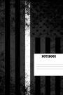 Notebook: Thin White Line Journal 6