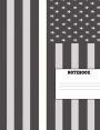 Notebook: Thin White Line Composition Notebook 7.44