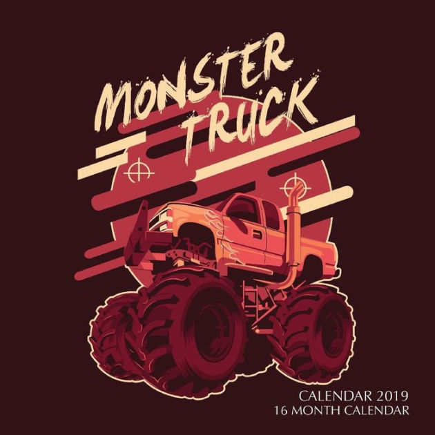 Monster Trucks Calendar 2019: 16 Month Calendar by Mason Landon