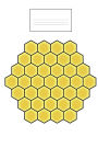 Hex Grid Notebook: Hexagonal Graph Paper Notebook Perfect RPG Graph Paper. Large Hexagon Graph Paper 1/2