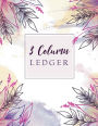 3 Column Ledger: Financial Accounting Journal Entries, Columnar Ruled Ledger Account Books, Expenses Balance a Business, 40 Lines Per Pages (Volume 3)