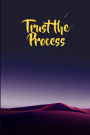 Trust The Process: 120 Blank Lined Page Softcover Journal, College Ruled Composition Notebook
