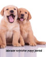 Labrador Retriever Puppy Journal: 8 x 10 inch, college ruled composition book, composition book for kids, 150 pages