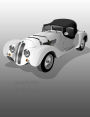 Think Cars Think Vintage: fast cars/sports cars/vintage cars sketch book with 100 pages size 7.44 x 9.69