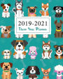 2019-2021 Three Year Planner: Cute Animal Dogs Cover Monthly Planner Calendar Academic January 2019 to December 2021 Organizer Agenda for The Next Three Years Appointment Notebook Personal