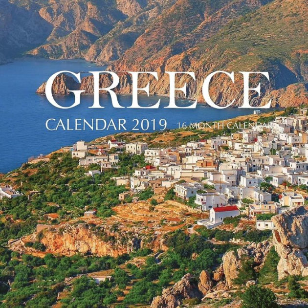 Greece Calendar 2019 16 Month Calendar by Mason Landon, Paperback