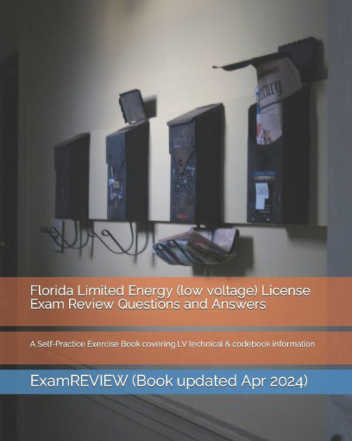 Florida Limited Energy (low voltage) License Exam Review Questions and