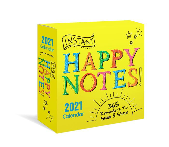 2021 Instant Happy Notes Boxed Calendar 365 Reminders to Smile and