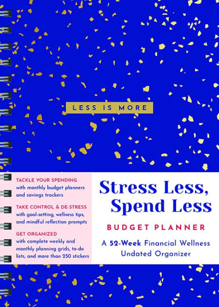 Stress Less, Spend Less Budget Planner by Sourcebooks
