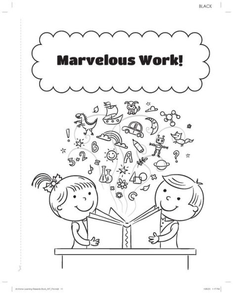 The At-Home Learning Reward Book for Kids: 48 motivational rewards, each with a coloring activity!