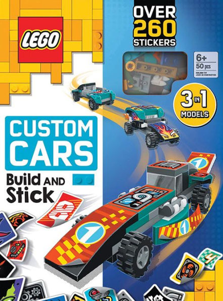 LEGO® Books. Build and Stick: Custom Cars