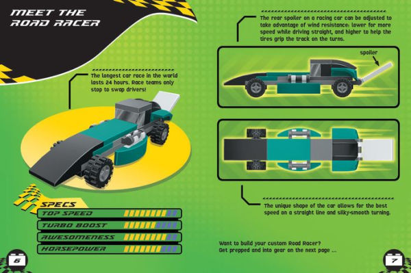LEGO® Books. Build and Stick: Custom Cars