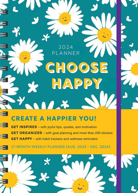 2024 Choose Happy Planner by Sourcebooks