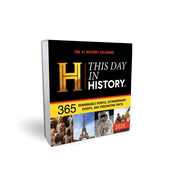 2026 History Channel This Day in History Boxed Calendar