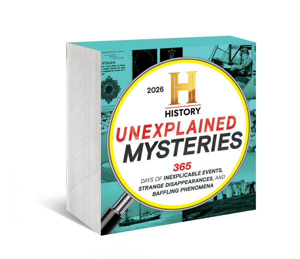 2026 History Channel Unexplained Mysteries Boxed Calendar